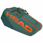 Head Pro Racketbag M (6R) Dark Cyan / Fluo Orange